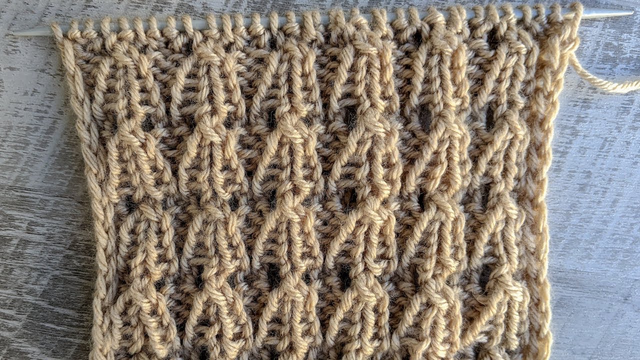 Knit Bell Stitch Pattern