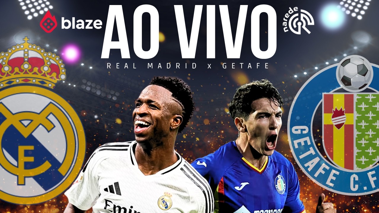 REAL MADRID X GETAFE AO VIVO | TRANSMISS&Atilde;O LA LIGA 2025/26 JOGO DE HOJE DIRETO DO SANTIAGO BERNAB&Eacute;U