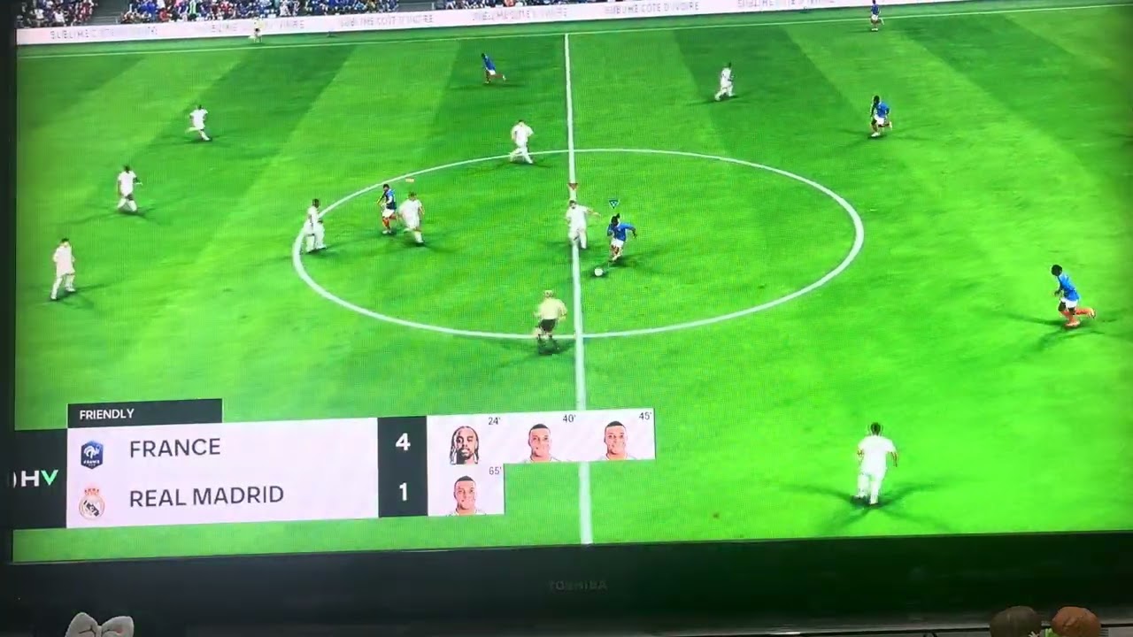 FIFA ps5 France vs Real Madrid ⚽️. #fifa #ps5 #viralvideo #fifa23 #shorts #gamer 