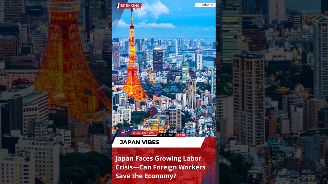 Japan Faces Growing Labor Crisis&mdash;Can Foreign Workers Save the Economy? #japanvibes #breakingnews