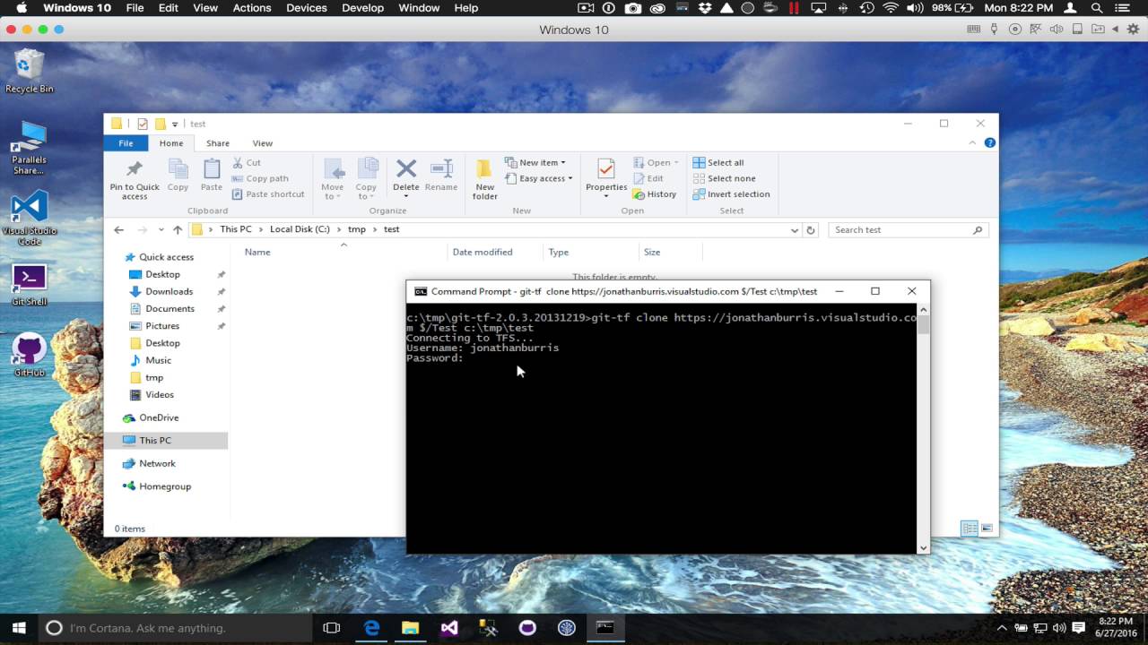 Migrating from TFS to Git with History