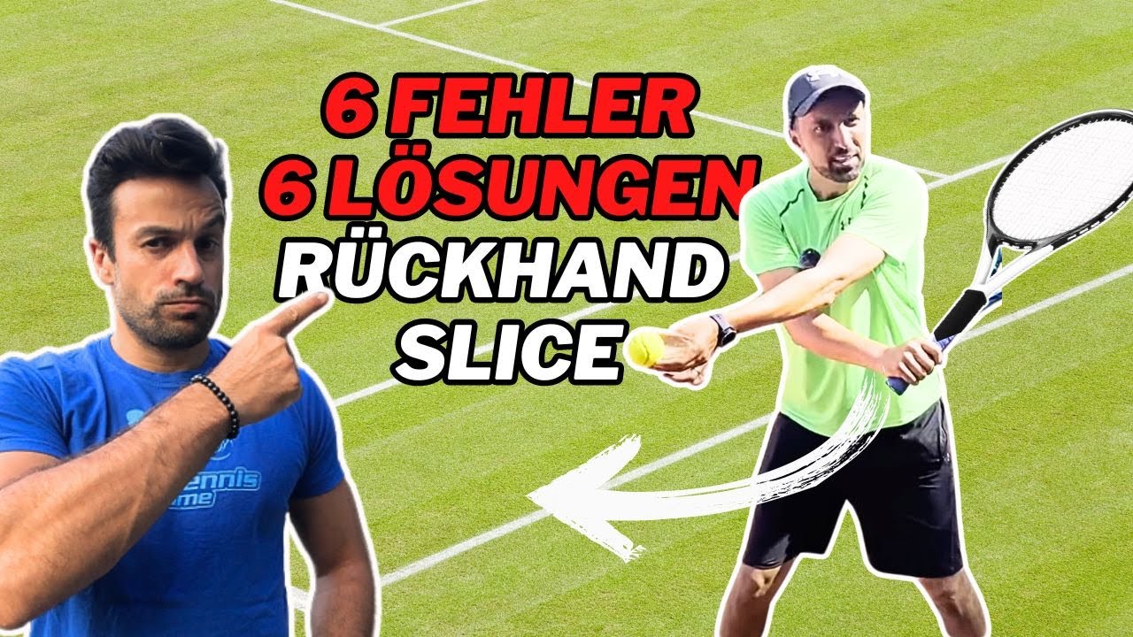 Technik Rückhand Slice Quickie | MeinTennisGame.de