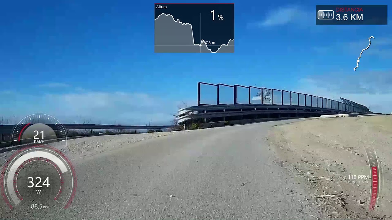Atajo Ensanche de Vallecas a Carril bici San Martin