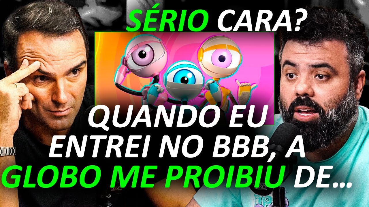 TADEU SCHMIDT EXPÕE CONTRATO COM BBB NA GLOBO