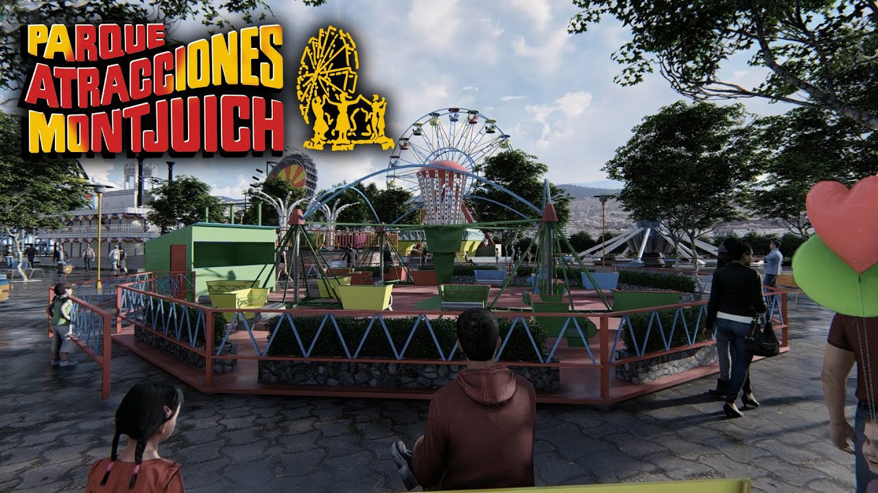 Parque de atracciones de Montjuich 3D