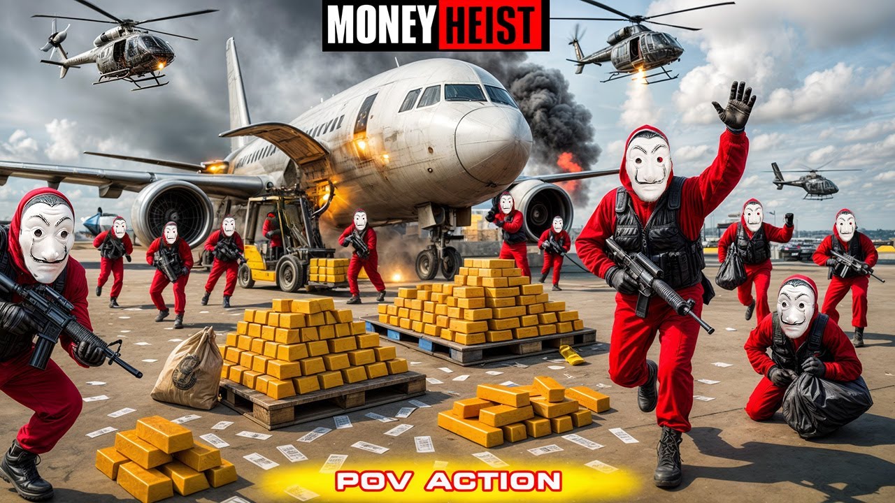 PARKOUR VS MONEY HEIST! 2 | BAD GUYS: No ESCAPE, POLICE Doom Chase Ignites(BELLA CIAO REMIX)Epic POV