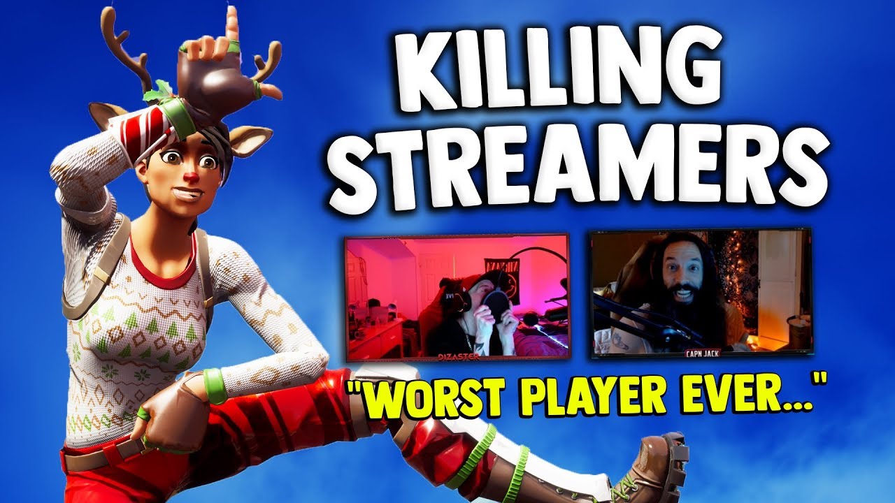 Killing Twitch Streamers #8 - Fortnite Battle Royale (FUNNY REACTIONS)