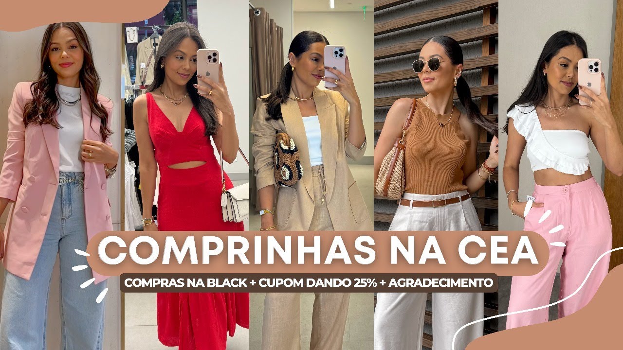 COMPRINHAS C&A, RENNER E BLACK | Tudo que comprei na Black, make, perfume…