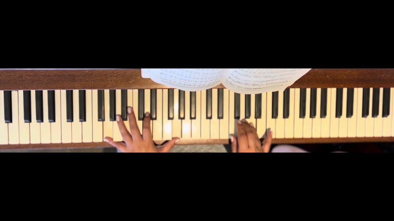 Himno número 67 del himnario bautista “Ángeles cantando están” acordes básicos para piano