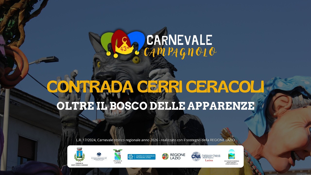 Carnevale Campagnolo 2026 - Contrada Cerri Ausente presenta OLTRE IL BOSCO DELLE APPARENZE