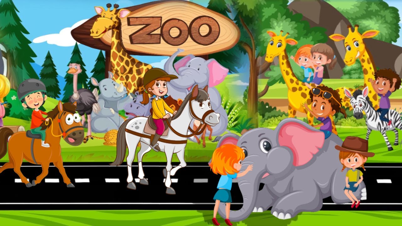 Zoo Animal Sounds For Toddlers & Babies| Animal Sounds Songs For Kids| Animal Names & Sounds Songs