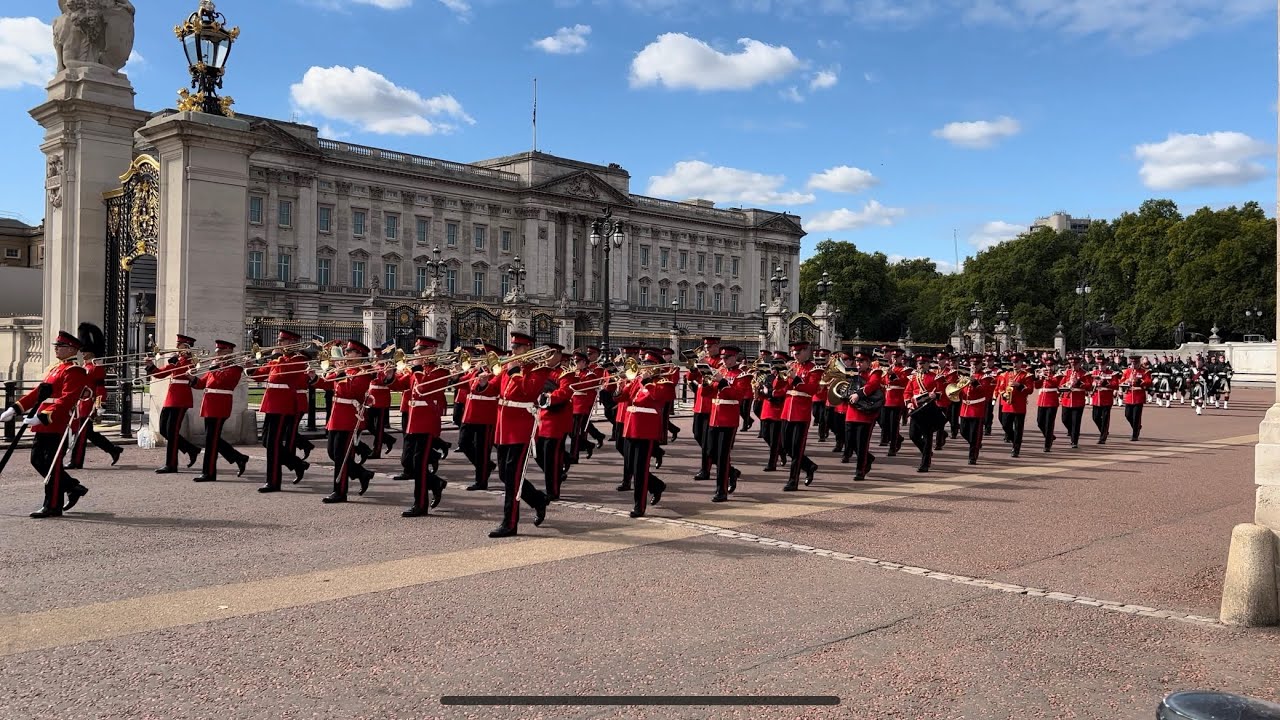 March Back to Barracks after HM Queen Elizabeth's State Funeral