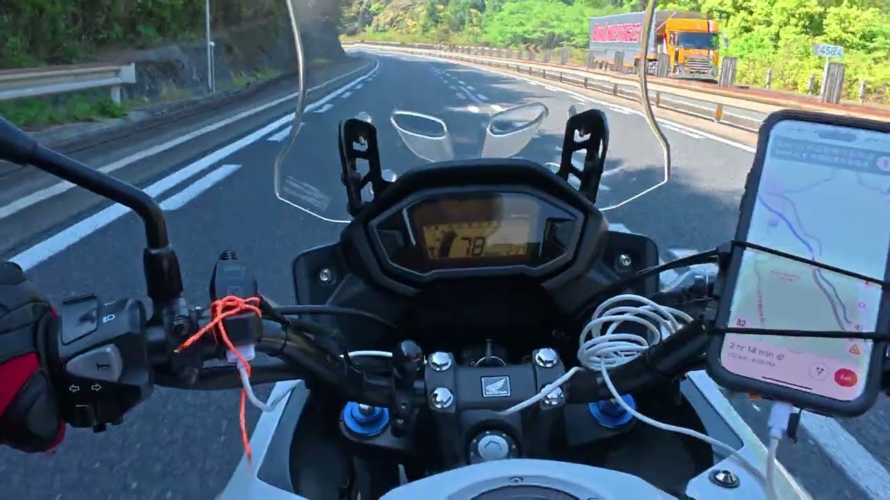 Japan Motorcycle Trip Day Four Hatsukaichi, Hiroshima  to Sasaguri, Fukuoka Uncut 4K part 3