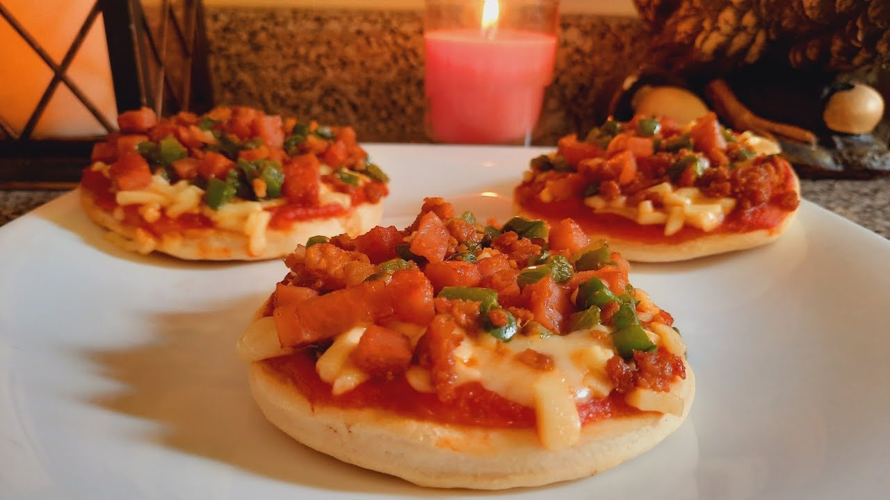 MINI PIZZAS DE SARTÉN ESTILO DOMINO'S ¡SIN HORNO Y SIN LEVADURA!