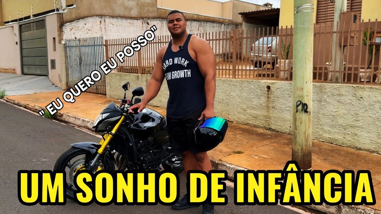 BITELO REALIZA SEU SONHO DE INFÂNCIA E COMPRA UMA HORNET!!! 