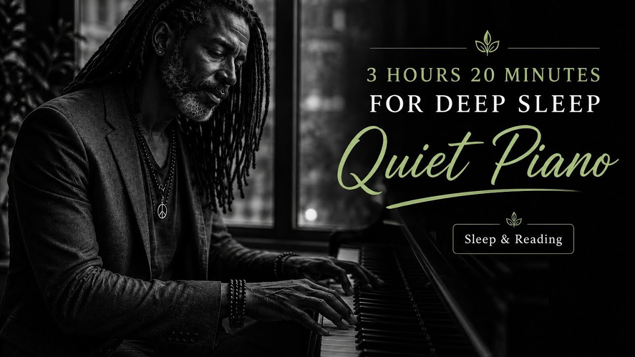 Sleep Music for Deep Sleep | 3 Hour Quiet Piano (Fall Asleep Fast) 잠이 오는 밤