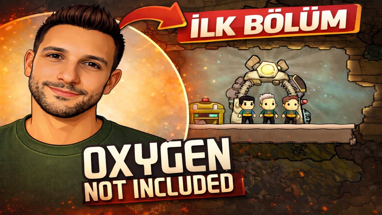 Oxygen Not Included Türkçe | Bölüm 1 – İlk Adımlar