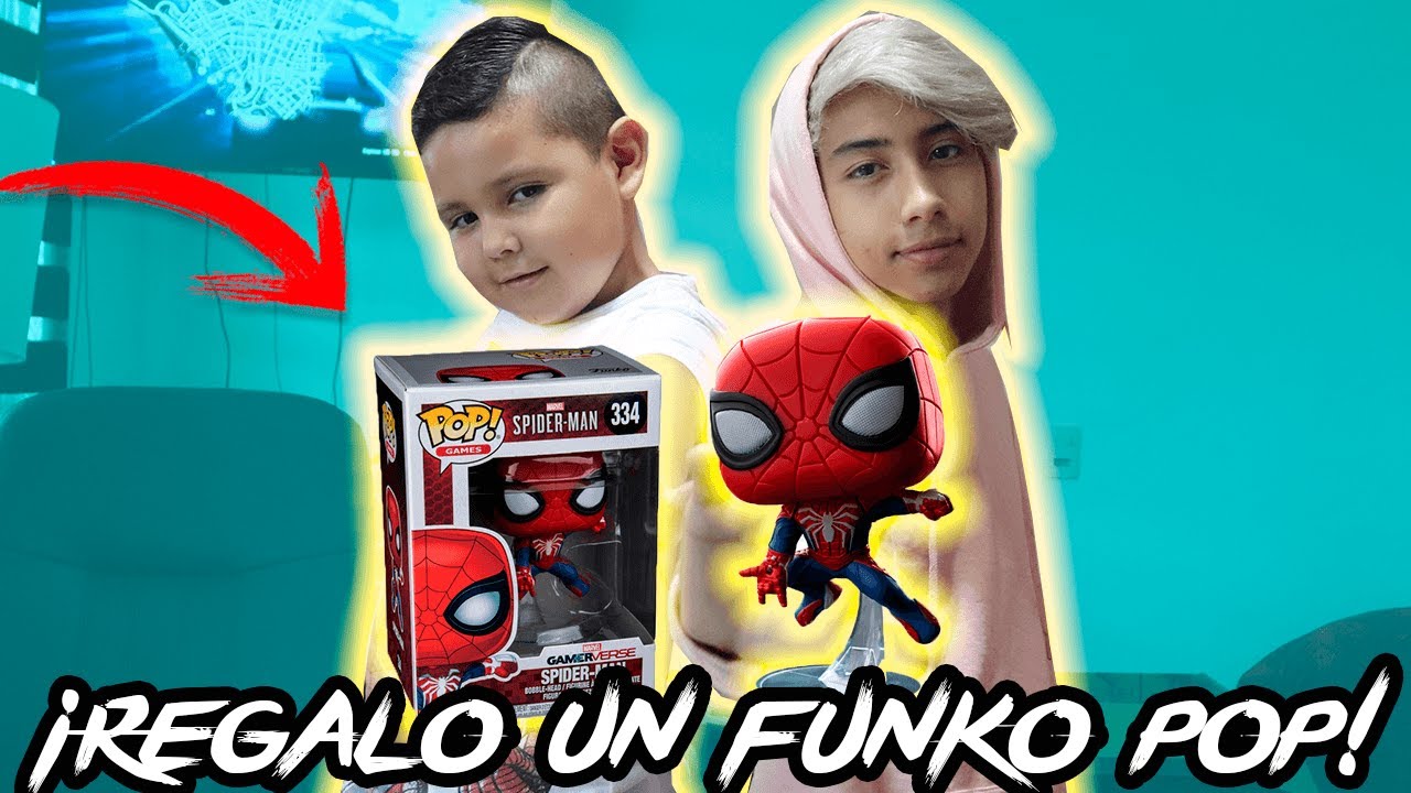 ¡LE REGALO UN FUNKO POP DE SPIDERMAN A MI PRIMO!/ IVANSPIDEY
