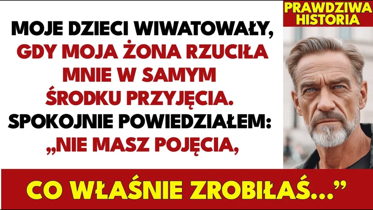 Moja Żona Rzuciła Mnie Na Przyjęciu — Kilka Minut Później Błagała, Żebym Wrócił