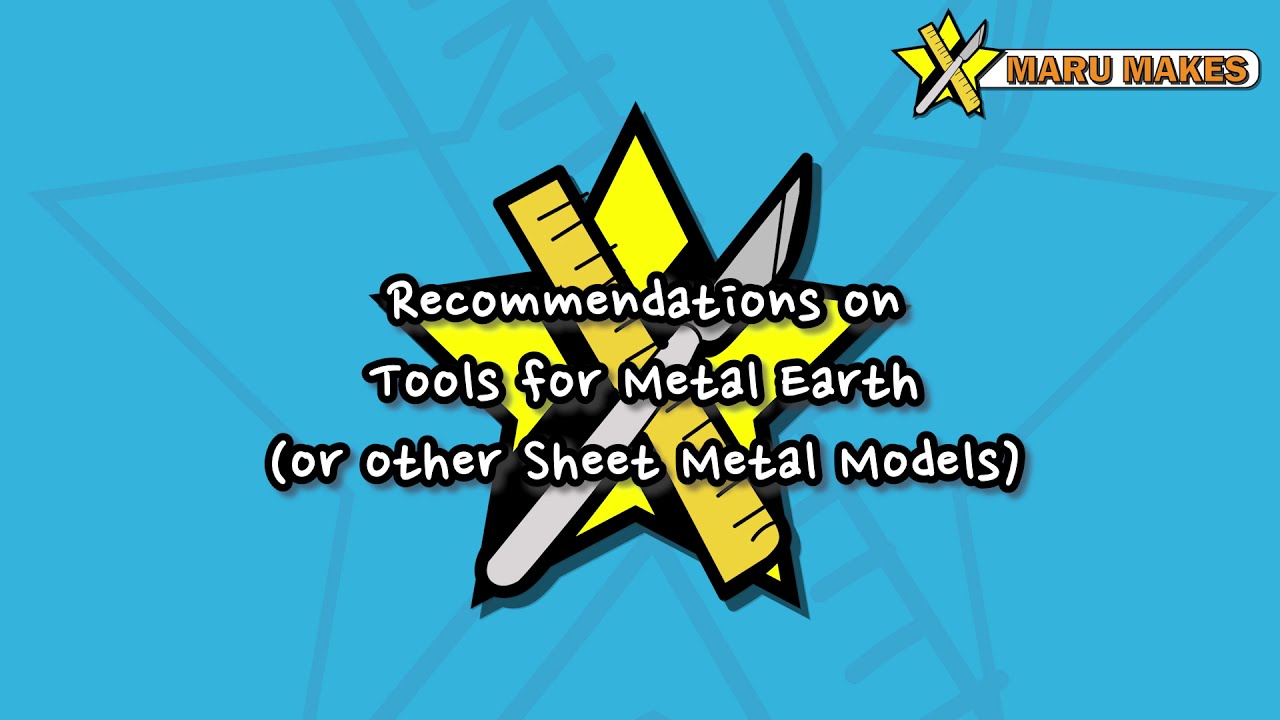 Recommended Tools Tips and Techniques for Metal Earth or Sheet Metal Models