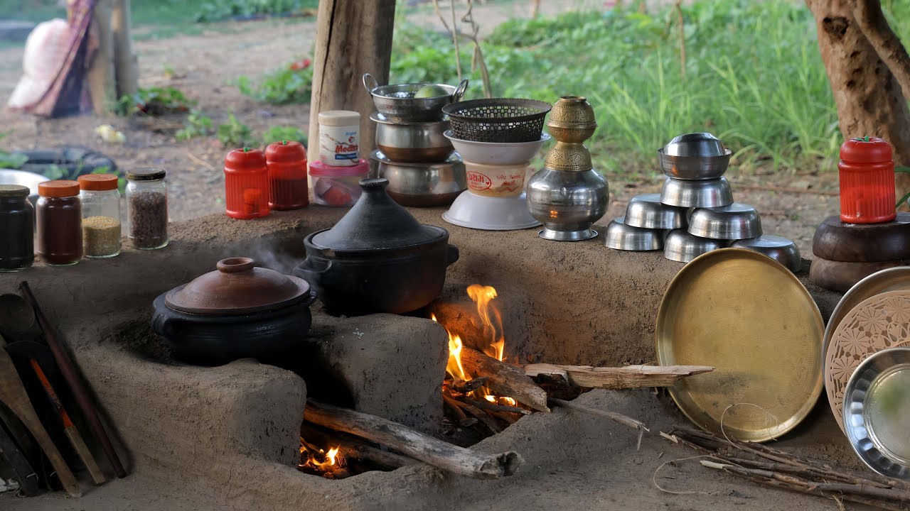 Traditional Cooking of indian village | Village Routine life  in india | FarmersLife