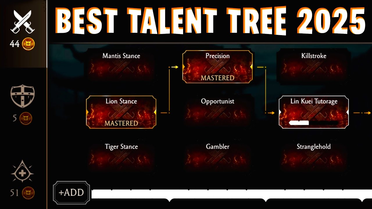 Best Talent Tree Setup for 2025 in MK Mobile. Talent Tree Full Guide. MUST HAVE Talents.