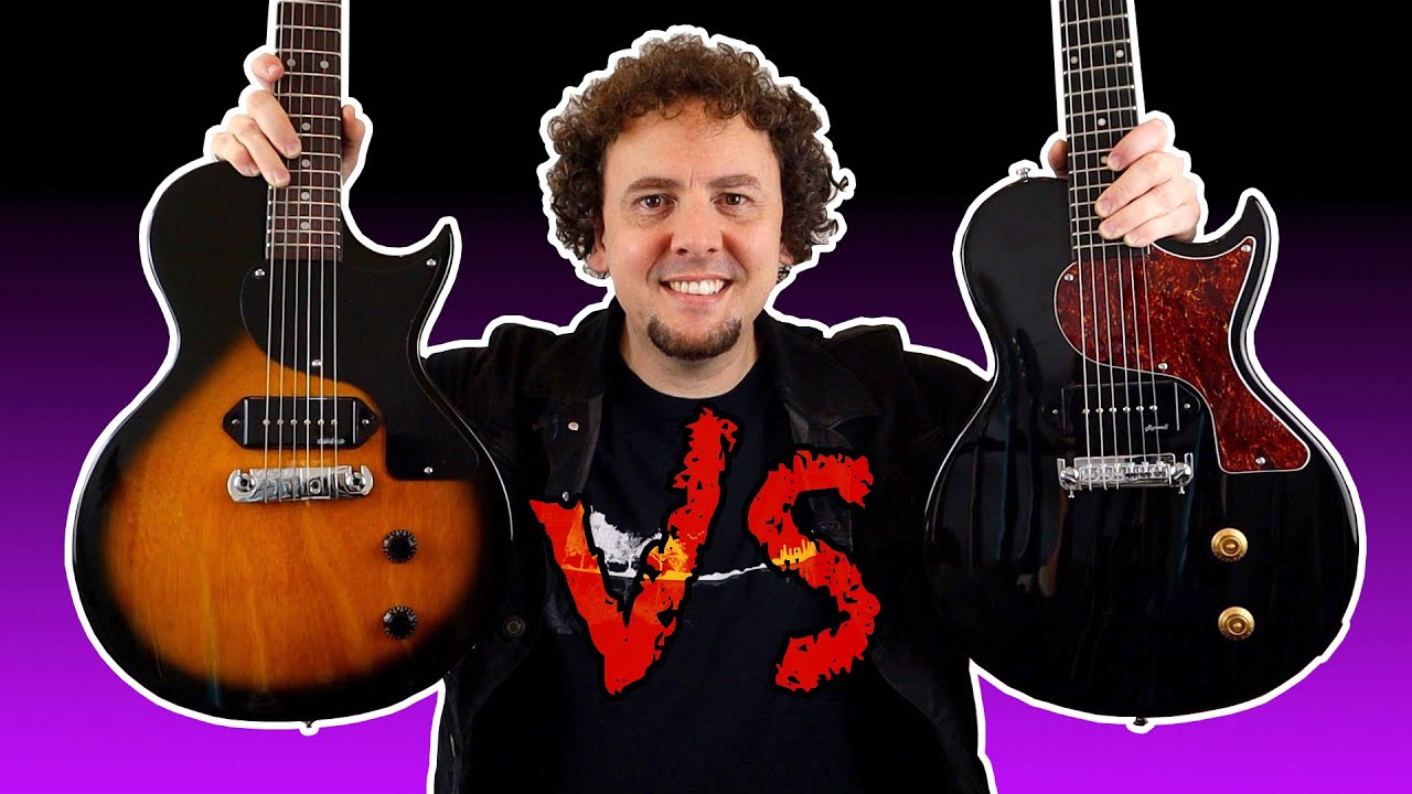 Harley Benton SC Junior vs Vintage V120 | Battle of the affordable Les Paul Juniors! Guitar shootout