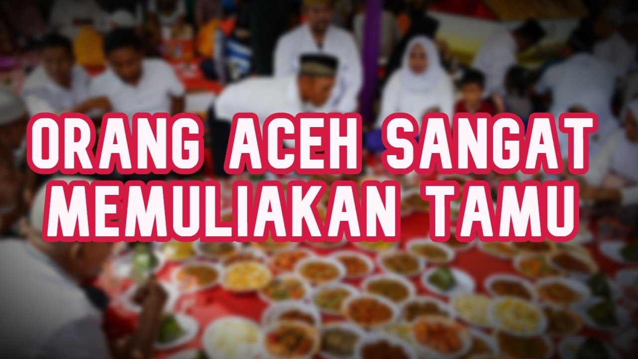 Pemulia Jame, Adat Geutanyoe Ureung Aceh, Perintah Rasulullah ﷺ