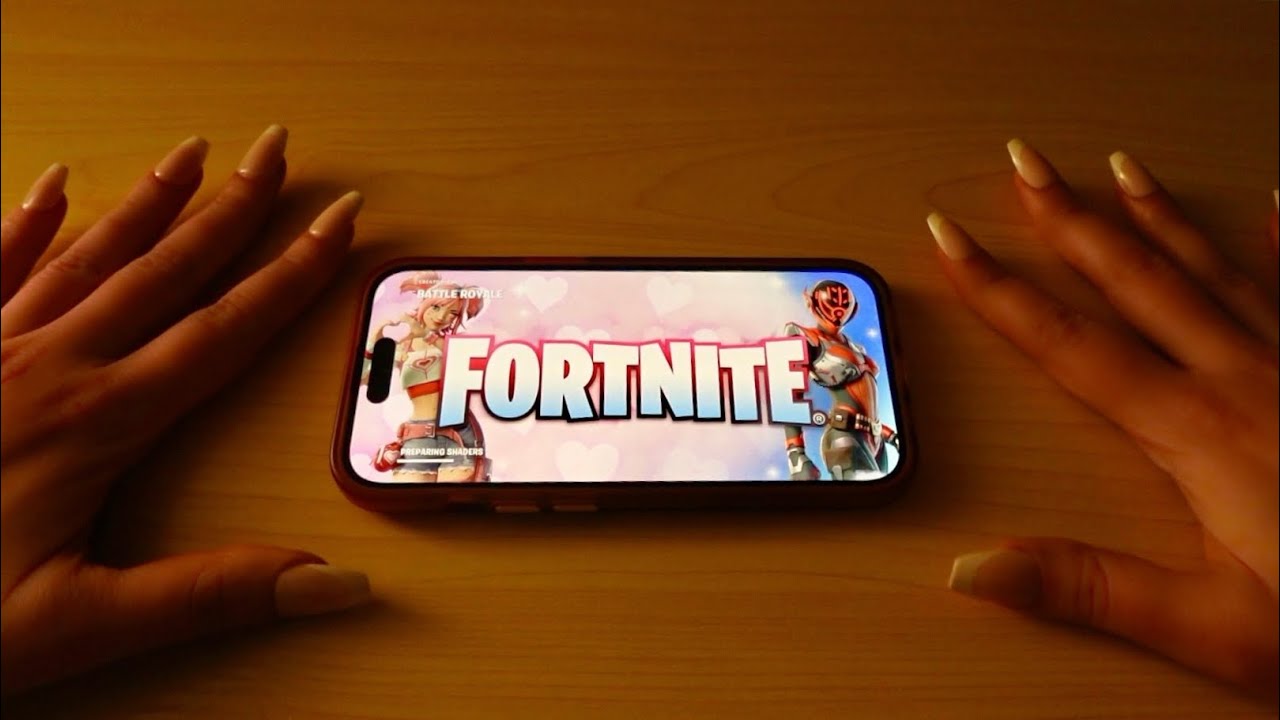 ASMR Playing Fortnite + gum chewing