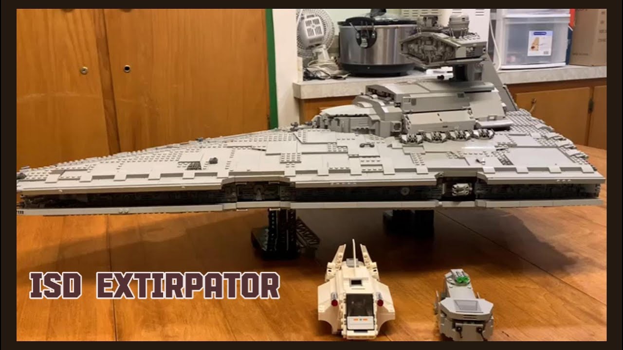 Lego Imperial Star Destroyer MOC with FULL INTERIOR!
