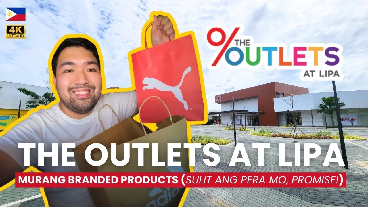 MURANG BRANDED Products sa the BIGGEST OUTLET  in LUZON, 🇵🇭 | The Outlets At LIMA Estate | TakeOffPH