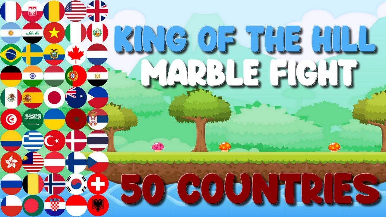 50 COUNTRIES King Of The Hill Marble fight Springedition
