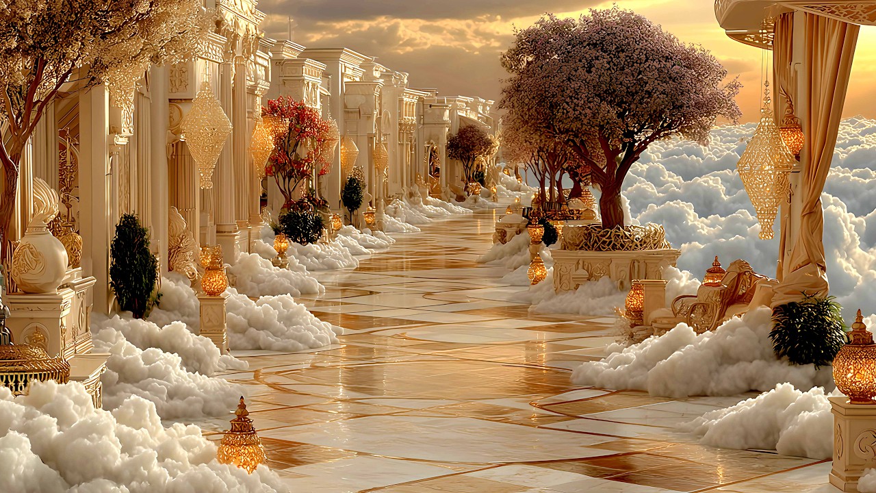 Rest Inside the Architecture of Peace 🌌 Palaces of Light & Gentle Sound