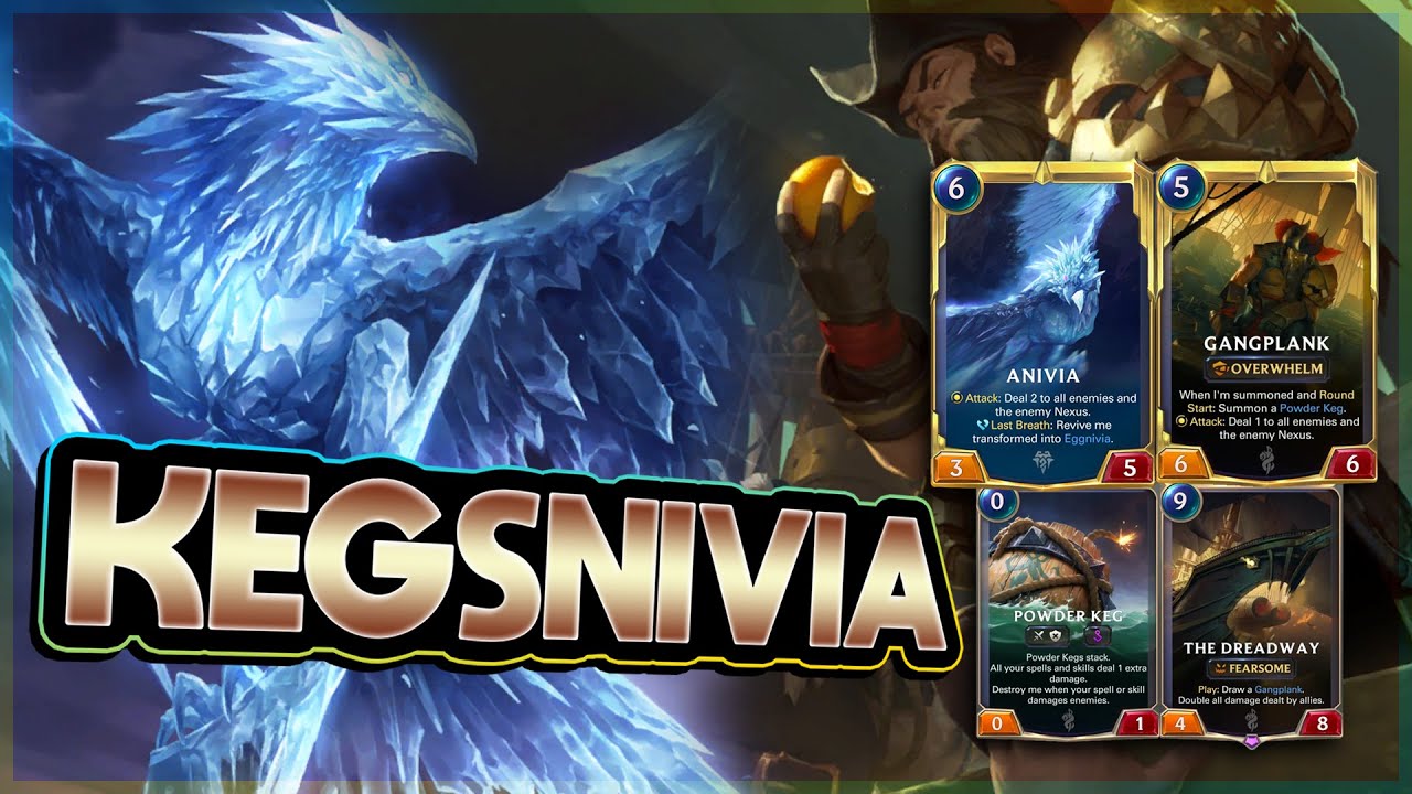 The KING OF ALL ANIVIA DECKS! Kegnivia! | Legends of Runeterra | Rising Tides