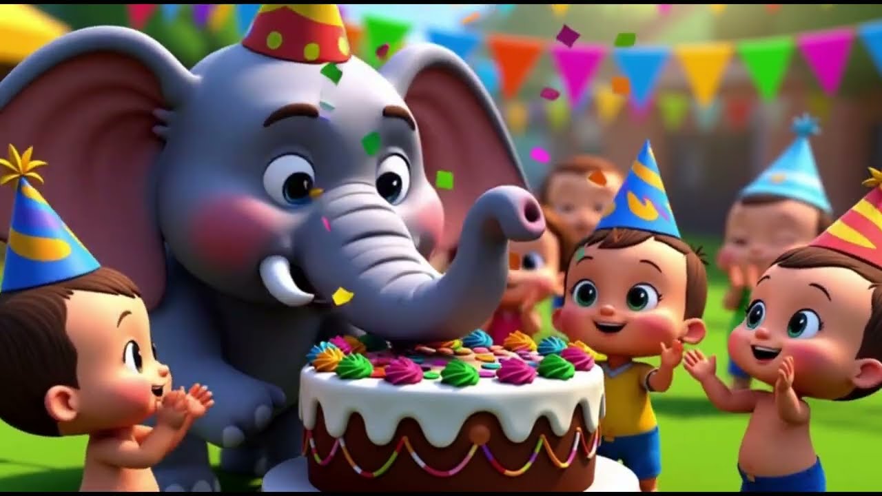 Funny Elephant On The Bus 🐘🚌 | Baby Songs & Nursery Rhymes