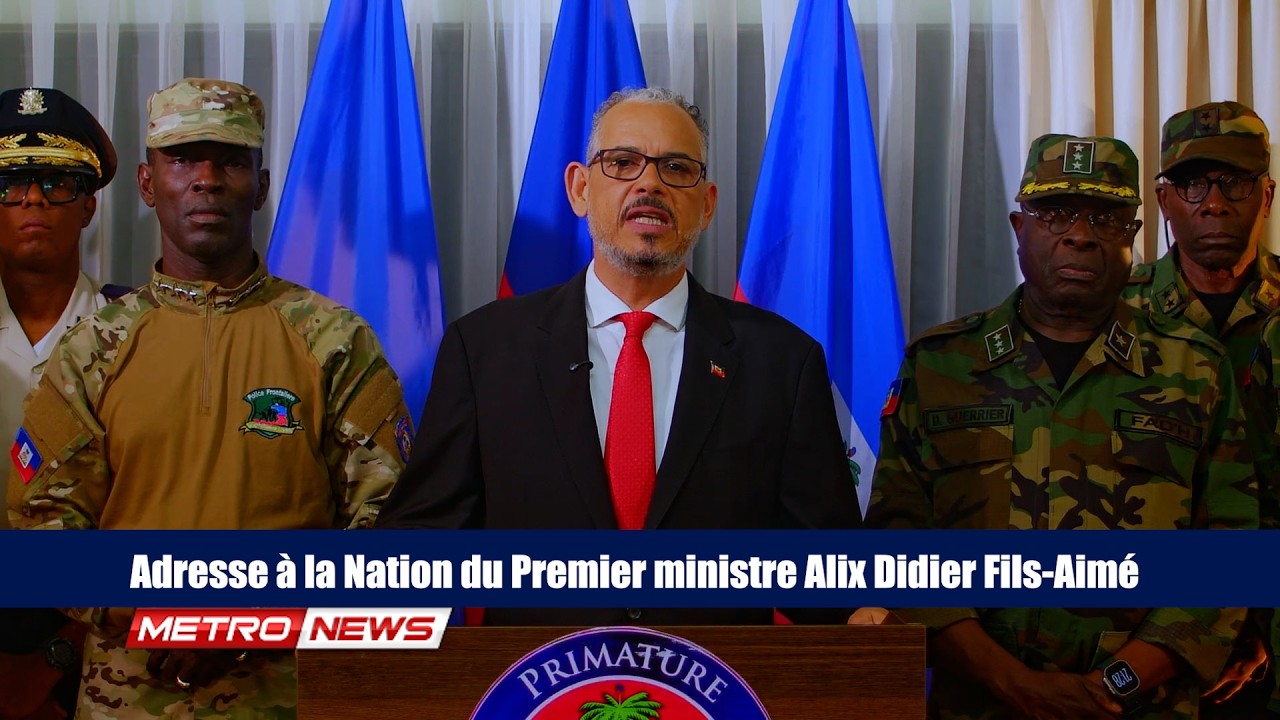 Adresse à la Nation du Premier ministre Alix Didier Fils-Aimé