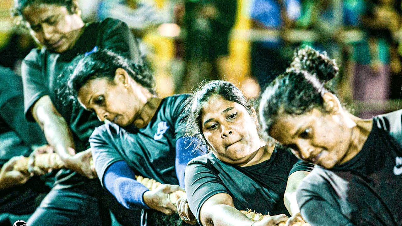 Kandy Ladies  vs. Ganemulla Ladies 😱🔥 560KG Tug of War! Ganemulla Loses Control! #tugofwarsrilanka