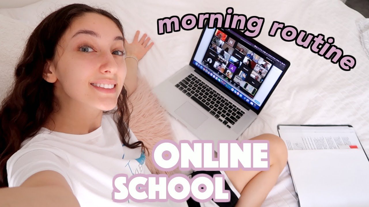 online school as a junior // quarantine vlog!