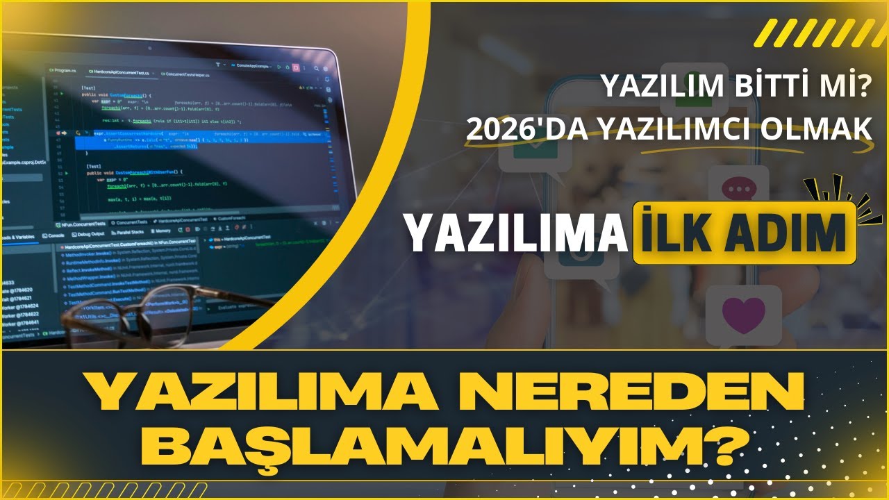 Yazılıma Nereden Başlanır? | Sıfırdan Yazılım Öğrenme Rehberi (2026) - Yazılım Yol Haritası