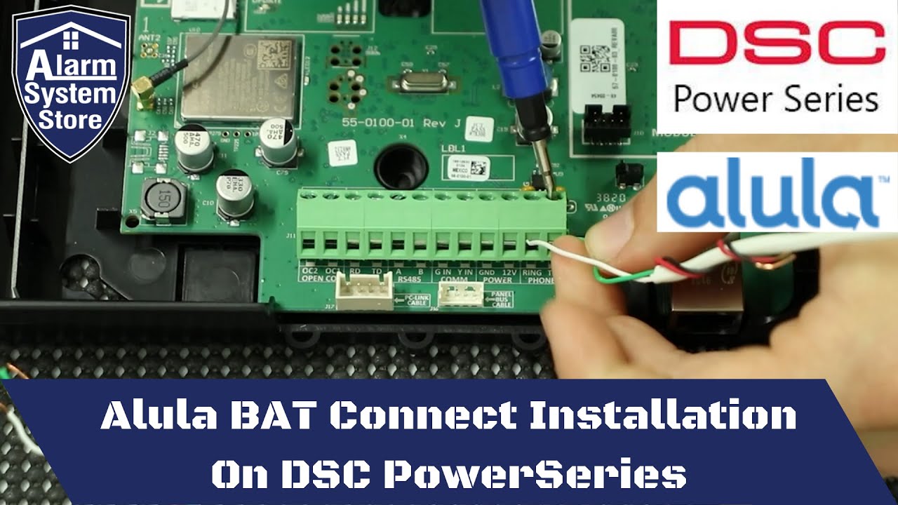 Установка Alula BAT Connect на DSC Power Series