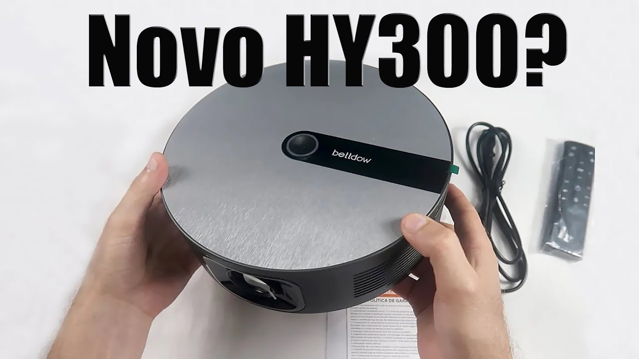Projetor Bettdow AC1059 o novo HY300? Unboxing e Teste