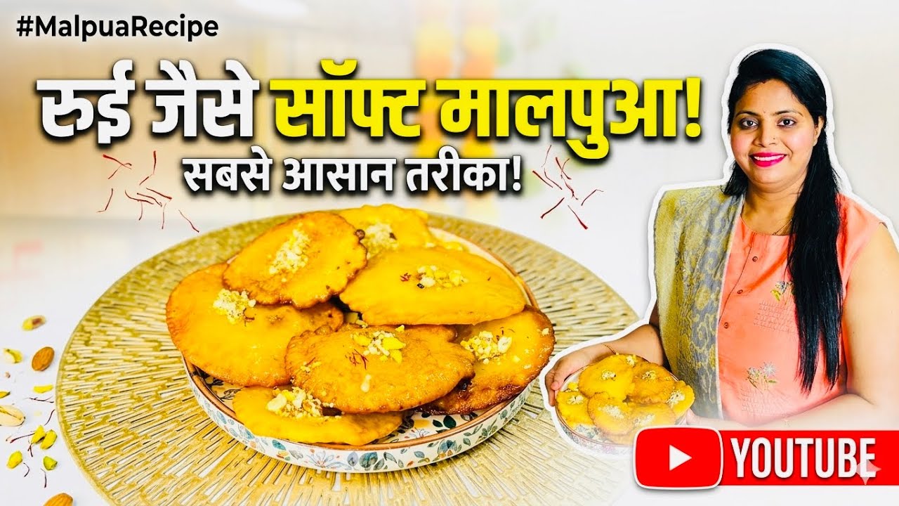 मुंह में घुल जाने वाले नरम और रसीले मालपुए -सीक्रेट टिप्स के साथ! Malpua Recipe!Holi Special Recipe!