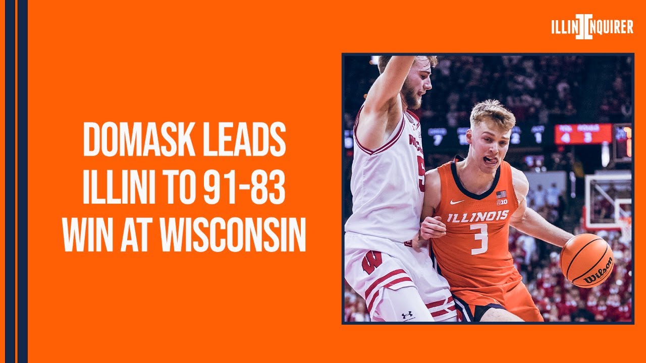 POSTGAME: Domask leads Illini to fourth straight victory at Kohl Center