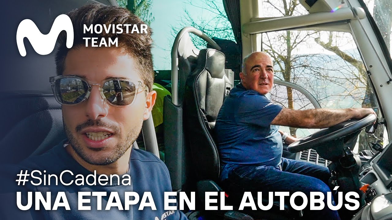 #SinCadena: ¿Cómo se vive una etapa de Volta a Catalunya desde el autobús de Movistar Team?