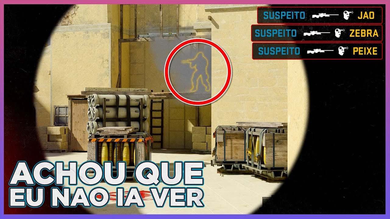 SUSPEITO ACHOU QUE EU NÃO IA VER 👀 CS:GO OVERWATCH