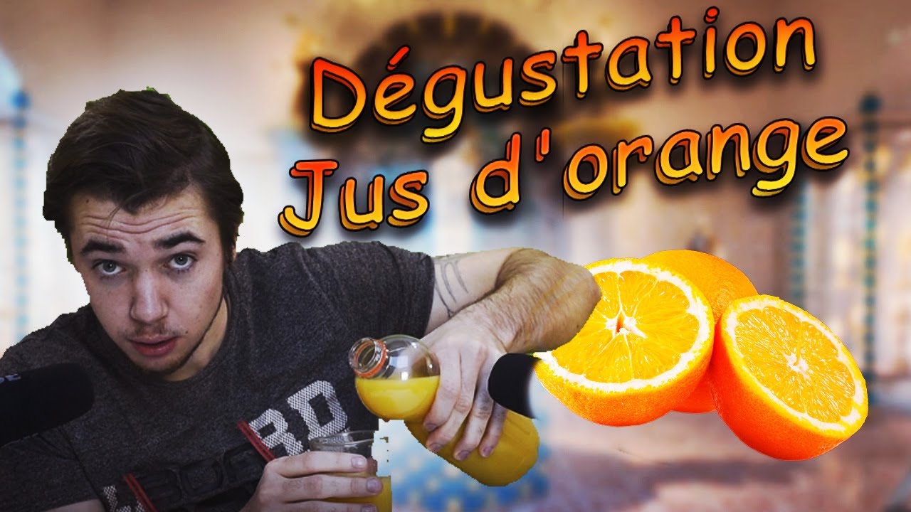 ASMR Dégustation Jus d'Orange 1er prix