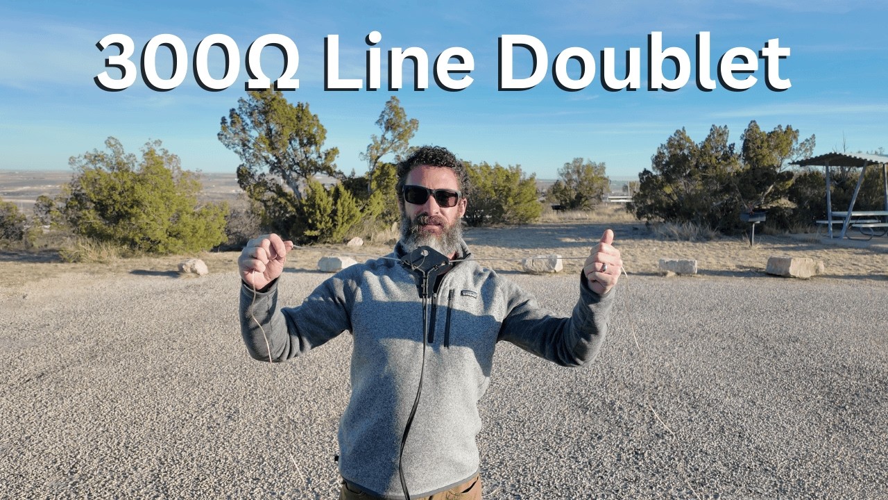 An Efficient Portable Antenna: 66' Doublet with 300 Ohm Line