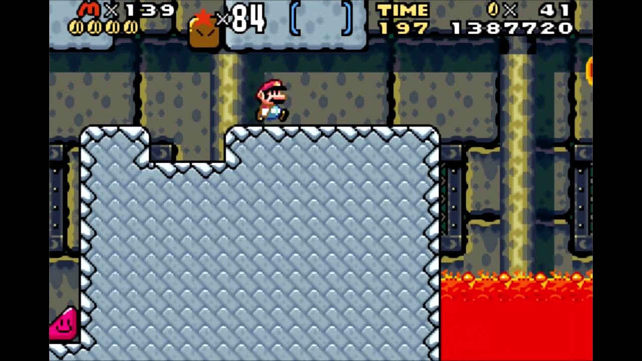 Super Mario Advance 2 Forest Fortress all Dragon Coins