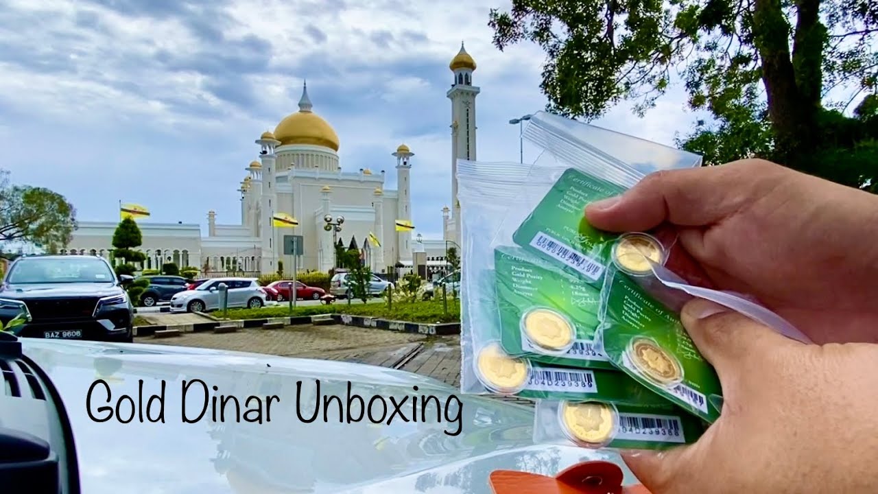 Unboxing 1 Dinar Public Gold @ Masjid Omar Ali Saifuddien #PublicGold #Brunei #Emas999