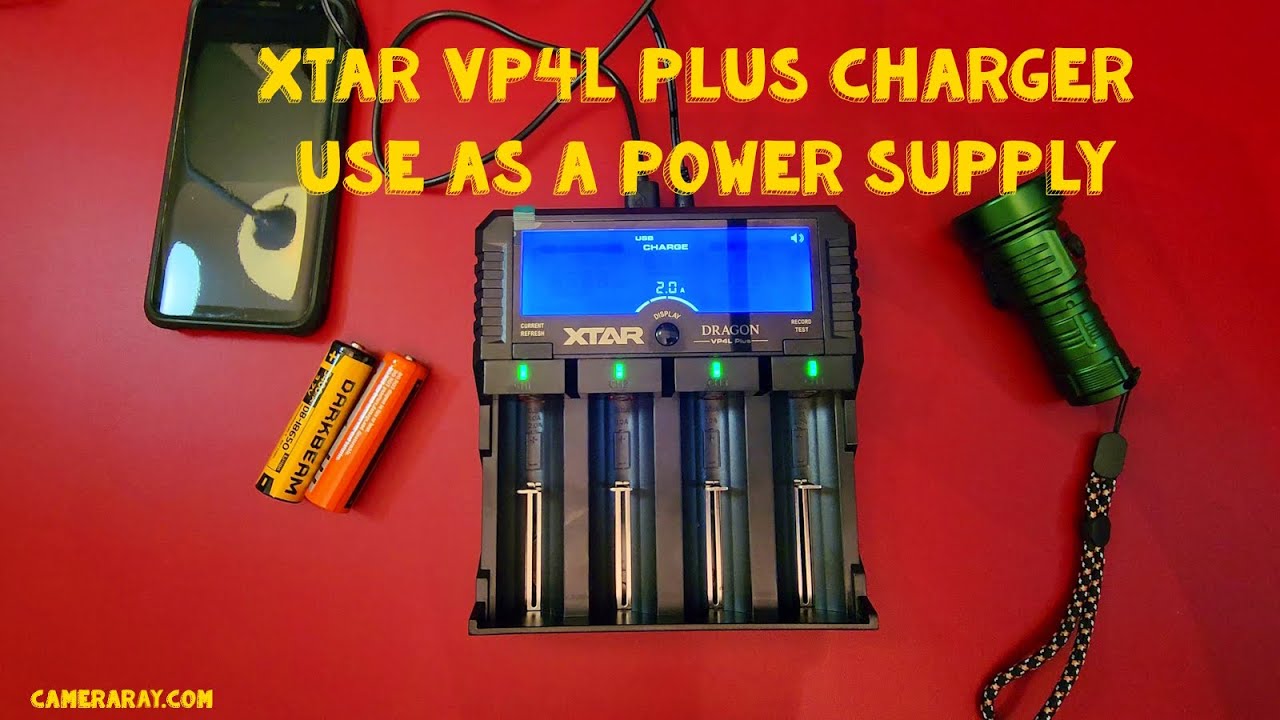 XTAR VP4L PLUS Charger Use As Power Supply
